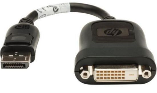 Picture of HP 481409-001 DisplayPort (DP) to DVI-D Adapter Connector Cable