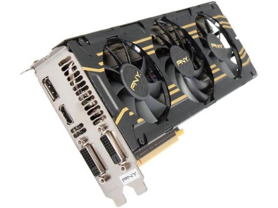 Picture of PNY VCGGTX7803XPB-OC GeForce GTX 780 3GB 384-Bit GDDR5 PCI Express 3.0 x16 SLI Support Video Card 