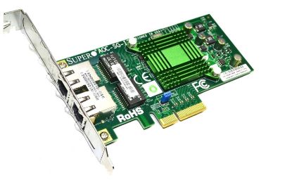 Picture of SUPERMICRO AOC-SG-I2 Dual-port Gigabit Ethernet PCIe LAN Card