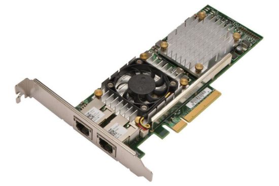 Picture of DELL 540-BBGU Qlogic 57810 Broadcom Dual Port 10Gb Ethernet PCIe Network Interface Card