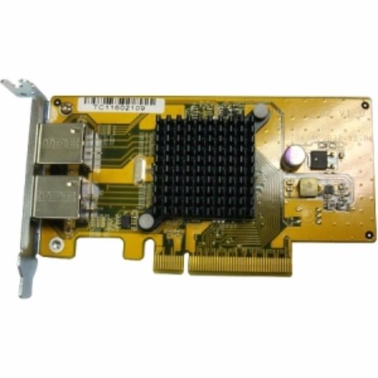 Picture of QNAP SYSTEMS INC. LAN-10G2T-D Dual Port 10Gb Ethernet Card