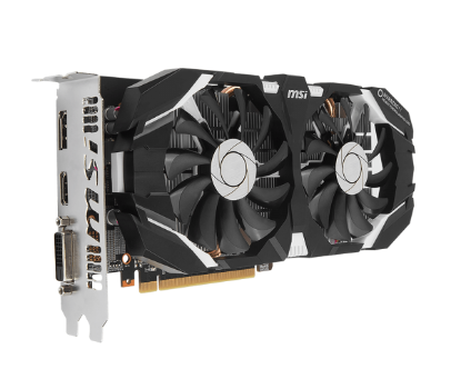 Picture of MSI GTX 1060 6GT OC GeForce GTX 1060 6GB 192-Bit GDDR5 PCI Express x16 3.0 Dual Fan OC Video Card