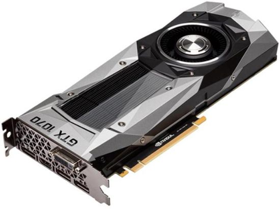 Picture of NVIDIA 900-1G411-2520-001 GeForce GTX 1070 Founders Edition 8GB GDDR5X PCI Express 3.0 Video Card