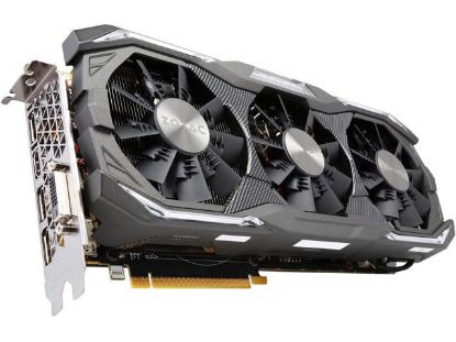 Picture of ZOTAC ZT-P10700B-10P GeForce GTX 1070 AMP Extreme 8GB 256-bit GDDR5 IceStorm Cooling Video Card