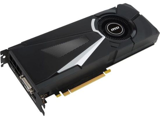 Picture of MSI MSI-GTX1080AERO8GOC-RFB GeForce GTX 1080 8GB 256-Bit GDDR5X PCI Express 3.0 x16 HDCP Ready SLI Support ATX Video Card