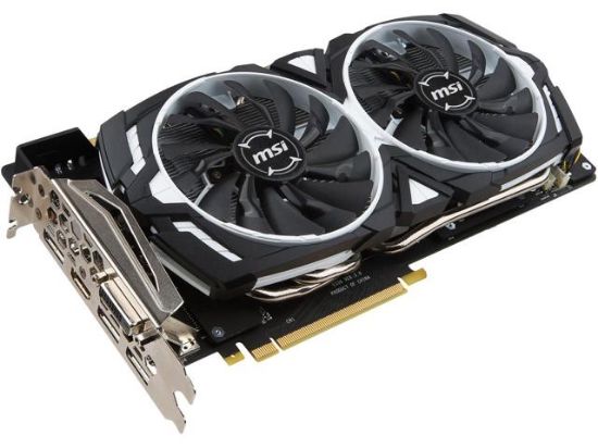 Picture of MSI V336-004R GeForce GTX 1080 8GB 256-Bit GDDR5X PCI Express 3.0 x16 HDCP Ready SLI Support ATX Video Card