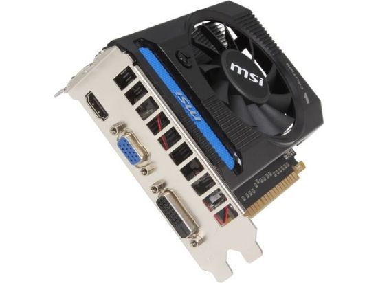 Picture of MSI N650TI-1GD5-V1-R GeForce GTX 650 Ti 1GB 128-Bit GDDR5 PCI Express 3.0 HDCP Ready Video Card