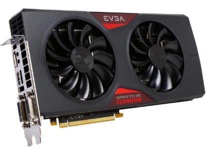 Picture of EVGA 04G P4 2988 GeForce GTX 980 Classified 4GB 256-Bit GDDR5 ACX 2.0 PCI Express 3.0 Video Card