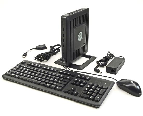 Picture of HP G4U29UA#ABA T620 AMD Dual-core GX-217GA 1.65 GHz ThinPro 8GB Flash 4GB RAM  Flexible Thin Client