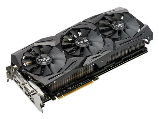 Picture of ASUS ROG-STRIX-GTX1080TI-11G-GAMING GeForce GTX 1080 Ti 11GB 352-Bit GDDR5X HDCP Ready SLI Support Video Card