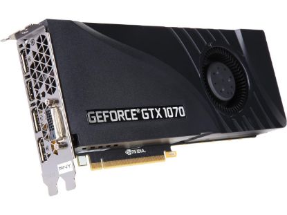 Picture of PNY GMX1070N3H8GS1KTPAAFB GeForce GTX 1070 8GB 256-bit GDDR5 PCI Express 3.0 x16 Video Card