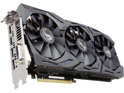 Picture of ASUS STRIX-GTX1080-A8G-GAMING GeForce GTX 1080 8GB 256-Bit GDDR5X PCI Express 3.0 HDCP Ready Video Card 