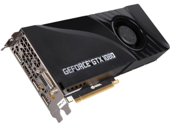 Picture of PNY RGMX1080N3I8GSAKTM GeForce GTX 1080 DirectX 12 8GB 256-Bit GDDR5X PCI Express 3.0 x16 SLI Support Video Card 