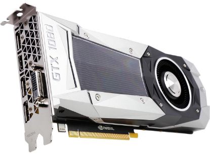 Picture of ZOTAC ZT-P10800A-10P GeForce GTX 1080 FE 8GB GDDR5X PCI Express 3.0 SLI Support Video Card VR Ready Founders Edition