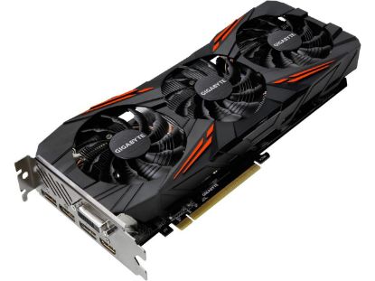 Picture of GIGABYTE GV-N107TGAMING-8GD GeForce GTX 1070 Ti DirectX 12 8GB 256-Bit GDDR5 PCI Express 3.0 x16 SLI Support ATX Video Card 