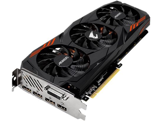 Picture of GIGABYTE GV-N107TAORUS-8GD GeForce GTX 1070 Ti DirectX 12 8GB 256-Bit GDDR5 PCI Express 3.0 x16 SLI Support ATX Video Card 