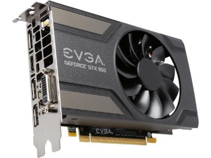 Picture of EVGA 02G-P4-1950-KR GeForce GTX 950 DirectX 12 2GB 128-Bit GDDR5 PCI Express 3.0 SLI Support Video Card