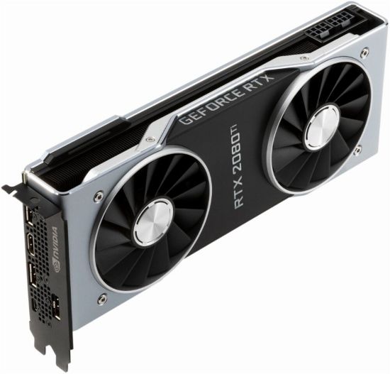 Picture of NVIDIA 9001G1502530000 GeForce RTX 2080 Ti Founders Edition 11GB GDDR6 PCI Express 3.0 Graphics Card