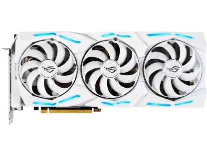 Picture of ASUS 90YV0DY3M0NM00 ROG Strix GeForce RTX 2080 Ti WHITE EDITION DirectX 12 11GB 352-Bit GDDR6 PCI Express 3.0 HDCP Ready SLI Support Video Card