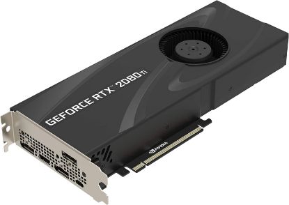 Picture of PNY VCG2080T11BLMPB GeForce RTX 2080 Ti Blower 11GB 352-Bit GDDR6 PCI Express 3.0 HDCP Ready SLI Support Video Card