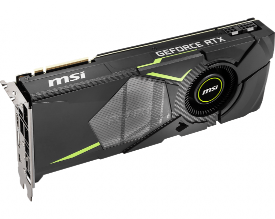 Picture of MSI RTX 2080 AERO 8G GeForce RTX 2080 8GB GDDR6 PCI Express 3.0 SLI Support Video Card