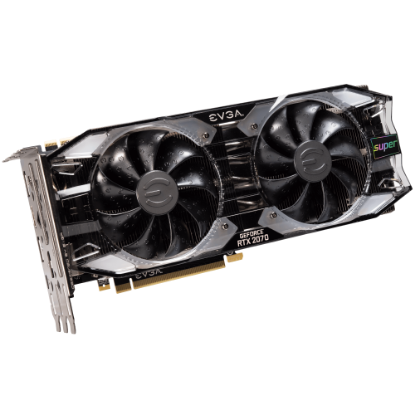 Picture of EVGA 08G-P4-3175-KR GeForce RTX 2070 SUPER XC ULTRA+ 8GB GDDR6 PCI Express 3.0 SLI Support Video Card