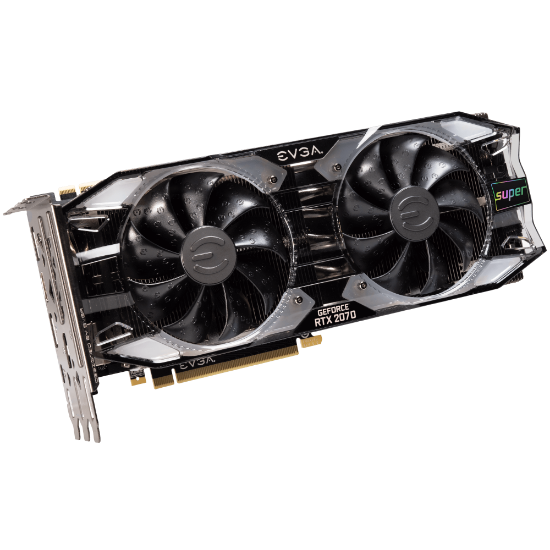 Picture of EVGA 08G-P4-3175-KR GeForce RTX 2070 SUPER XC ULTRA+ 8GB GDDR6 PCI Express 3.0 SLI Support Video Card