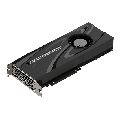 Picture of PNY VCG20708SBLMPB GeForce RTX 2070 SUPER Blower 8GB GDDR6 PCI Express 3.0 x16 SLI Support Video Card