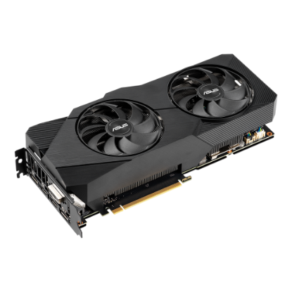 Picture of ASUS DUAL-RTX2070-O8G-EVO Dual GeForce RTX 2070 8GB GDDR6 PCI Express 3.0 Video Card