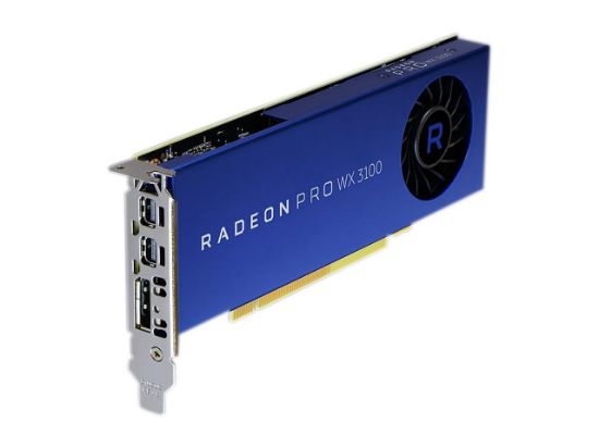 Picture of DELL 0P74P5 Radeon Pro WX 3100 PCI-Express x16 (x8 Electrical) Half Height Workstation Video Card