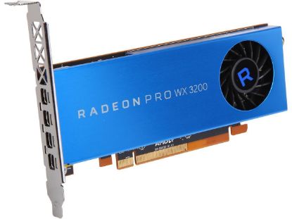 Picture of HP 102D0155401 000001 Radeon Pro WX 3200 4GB 128-bit GDDR5 PCIe 3.0 x16 (x8 Electrical) Low Profile Workstation Video Card