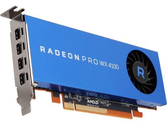 Picture of HP 102D0150101 000001 Radeon Pro WX 4100 4GB 128-bit GDDR5 Low Profile Workstation Video Card