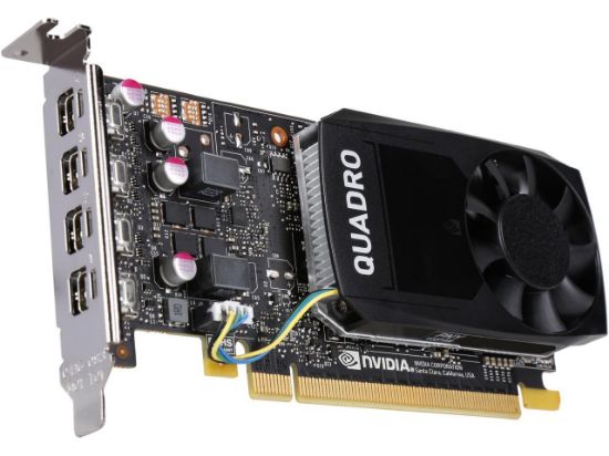 Picture of PNY VCQP1000-PB Quadro P1000 4GB 128-bit GDDR5 PCI Express 3.0 x16 Low Profile Workstation Video Card