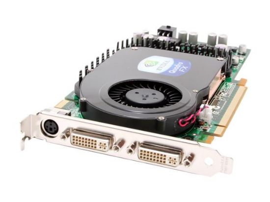 Picture of NVIDIA FX3450 Quadro FX3450 PCI-E 256MB GDDR3 Dual DVI Port SLI High End Video Card