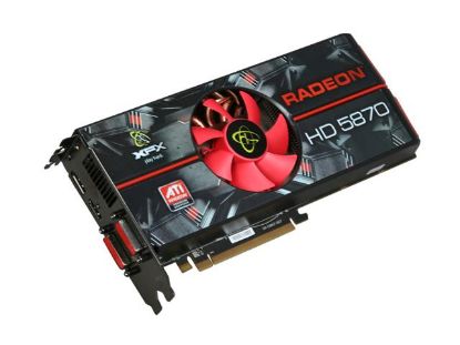 Picture of XFX HD-587X-ZNFV Radeon HD 5870 1GB PCI-E X16 DUAL DVI DUAL LINK HDMI DP VIDEO CARD 