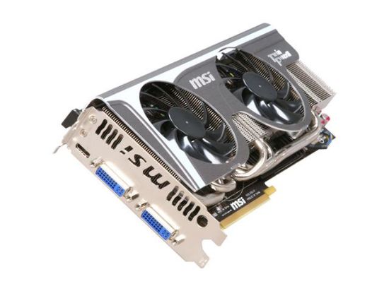 Picture of MSI N580GTX TWIN FROZR II/OC GeForce GTX580 1536 MB DDR5 2DVI/Mini HDMI PCI-Express Video Card