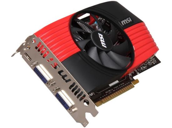 Picture of MSI N550GTX-TI-M2D1GD5-OC GeForce GTX 550 Ti OC 1GB DDR5 2DVI/Mini HDMI PCI-Express Video Card