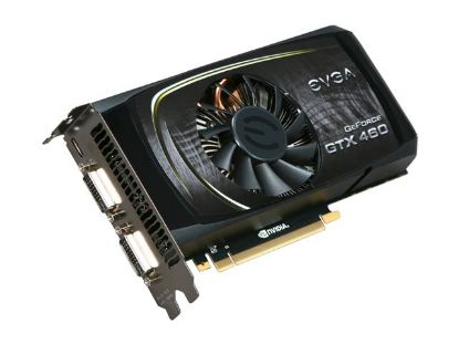 Picture of EVGA 768 P3 1362 T3 GeForce GTX 460 (Fermi) Superclocked 768MB 192-bit GDDR5 PCI Express 2.0 x16 HDCP Ready SLI Support Video Card