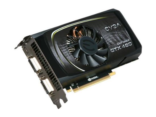 Picture of EVGA 768-P3-1362 D3 GeForce GTX 460 (Fermi) Superclocked 768MB 192-bit GDDR5 PCI Express 2.0 x16 HDCP Ready SLI Support Video Card