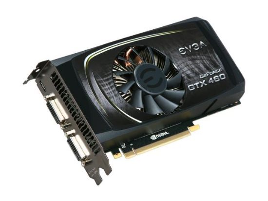 Picture of EVGA 768-P3-1362-AR GeForce GTX 460 (Fermi) Superclocked 768MB 192-bit GDDR5 PCI Express 2.0 x16 HDCP Ready SLI Support Video Card