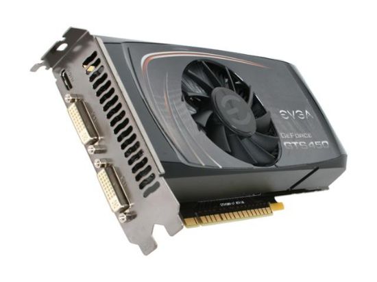 Picture of EVGA 01G-P3-1452-TR GeForce GTS 450 Superclocked 1024 MB GDDR5 PCI Express 2.0 2DVI/Mini-HDMI SLI Ready Graphics Card