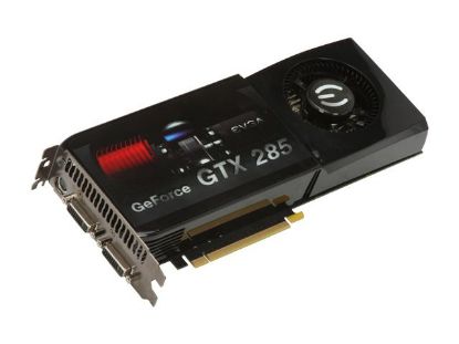 Picture of EVGA 01G-P3-1281-TX GeForce GTX 285 1GB 512-bit GDDR3 PCI Express 2.0 x16 HDCP Ready SLI Support Video Card