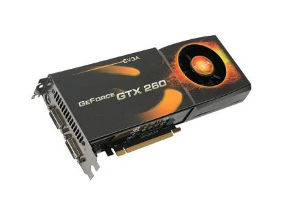 Picture of EVGA 896-P3-1260-AR GeForce GTX 260 896MB 448-bit GDDR3 PCI Express 2.0 x16 HDCP Ready SLI Support Video Card