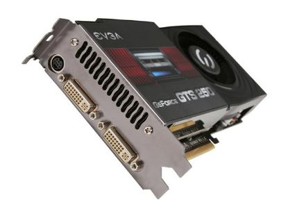 Picture of EVGA 512-P3-1153-TX GeForce GTS 250 512MB 256-bit DDR3 PCI Express 2.0 x16 HDCP Ready SLI Support Video Card