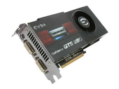 Picture of EVGA 512-P3-1153-TR GeForce GTS 250 512MB 256-bit DDR3 PCI Express 2.0 x16 HDCP Ready SLI Support Video Card