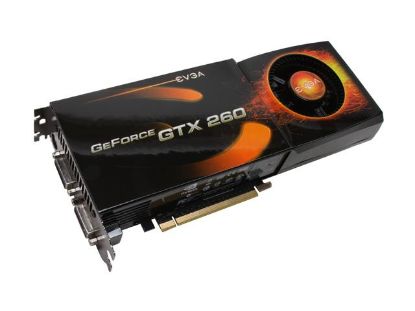 Picture of EVGA 896-P3-1266 LR GeForce GTX 260 FTW 896MB 448-bit GDDR3 PCI Express 2.0 x16 HDCP Ready SLI Support Video Card