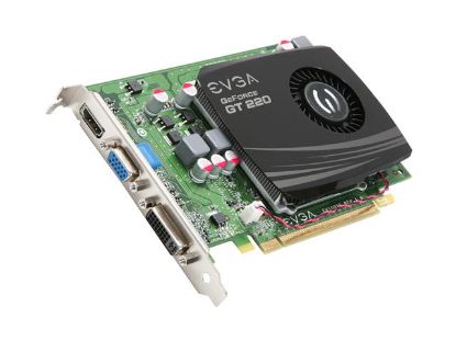 Picture of EVGA 01G P3 1228 A1 GeForce GT 220 FTW 1GB 128-bit DDR3 PCI Express 2.0 x16 HDCP Ready Video Card