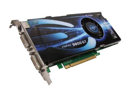 Picture of EVGA 512-P3-N975-AR GeForce 9800 GT 512MB 256-bit GDDR3 PCI Express 2.0 x16 HDCP Ready SLI Support Video Card