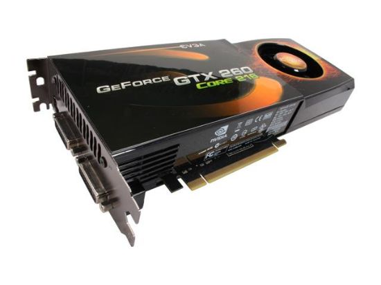 Picture of EVGA 896-P3-1265-BX GeForce GTX 260 Core 216 896MB 448-bit GDDR3 PCI Express 2.0 x16 HDCP Ready SLI Supported Video Card