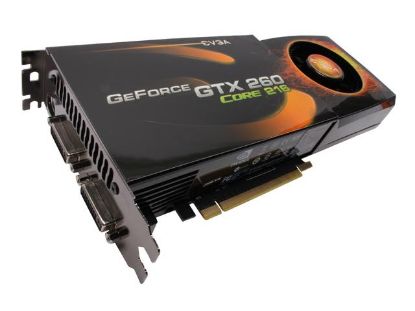 Picture of EVGA 896-P3-1265-AR GeForce GTX 260 Core 216 896MB 448-bit GDDR3 PCI Express 2.0 x16 HDCP Ready SLI Supported Video Card